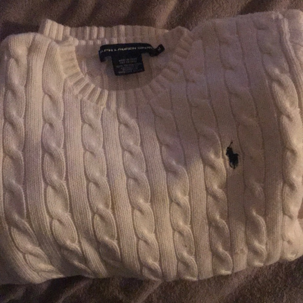 Polo Ralph Lauren White Sweater